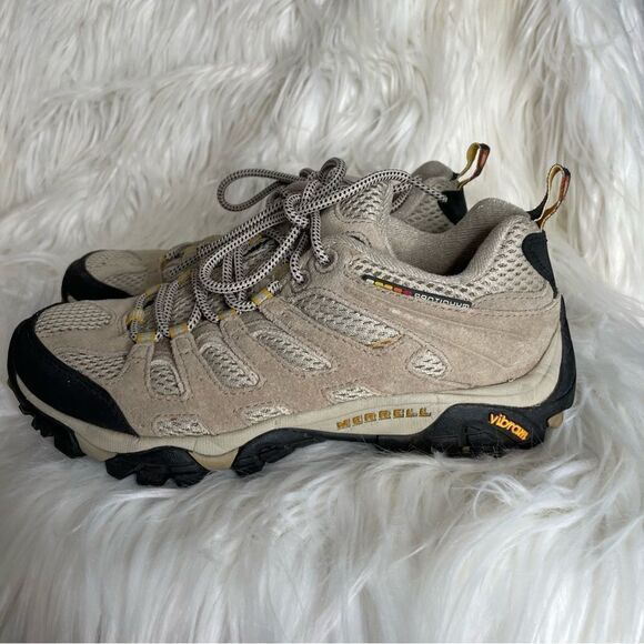 Merrell Beige and Black Ankle Boots - Picture 3 of 7